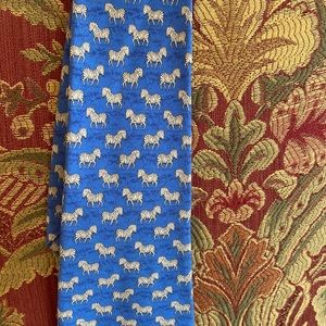Hermes zebra tie